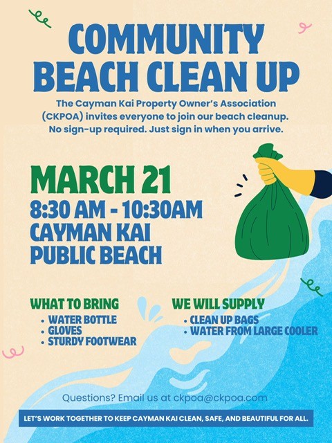 Beach Clean Up March 21 2026